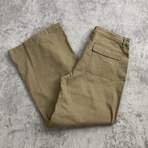 dELiA’s by Dolls Kill Pant Women XL Khaki Chasing Pavements Wide Leg Y2K Grunge